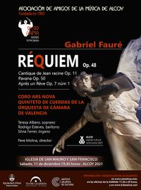 CORO ARS NOVA Y ORQUESTA DE CÁMARA DE VALENCIA