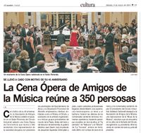 CRÓNICA CENA ÓPERA
